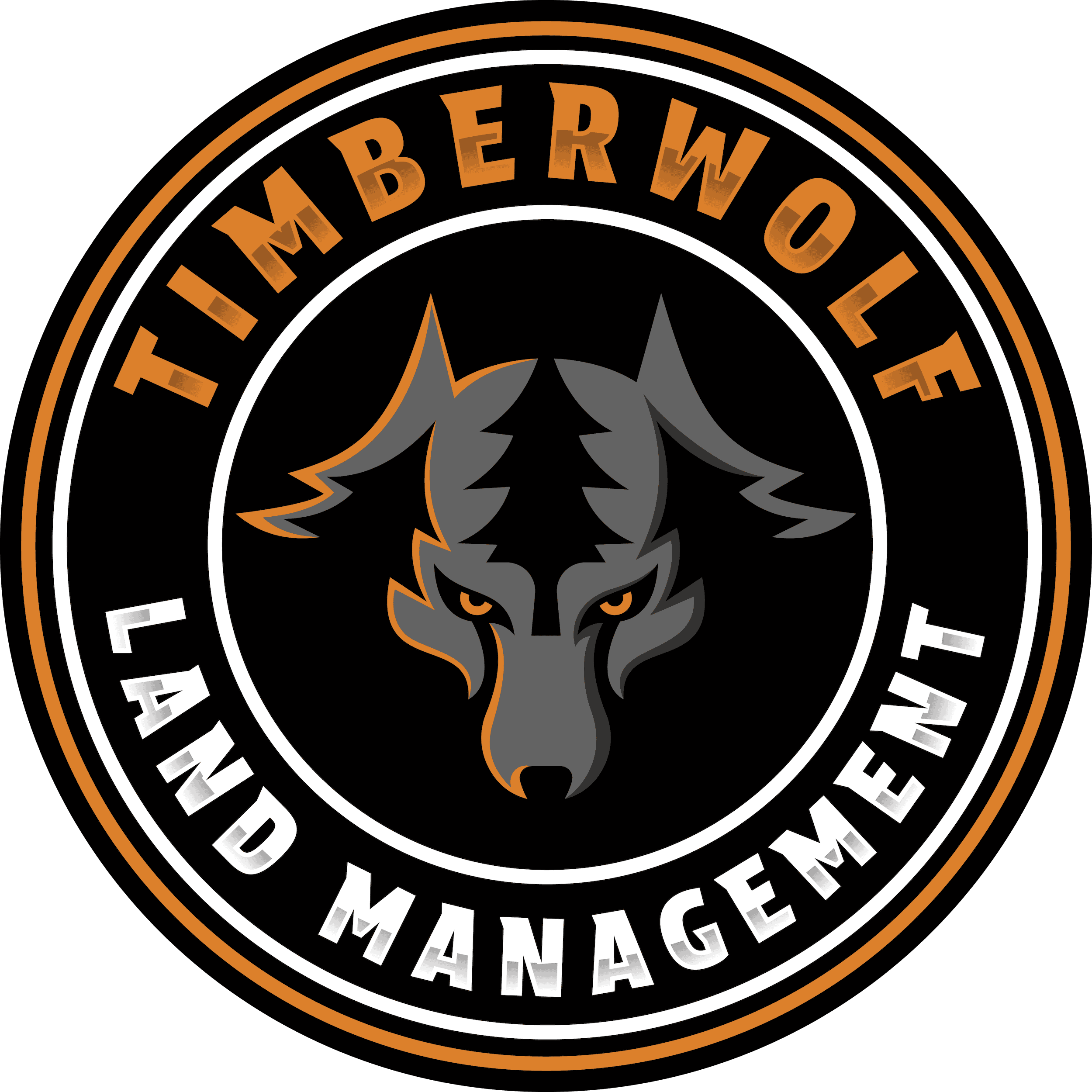 timber wolf land management logo